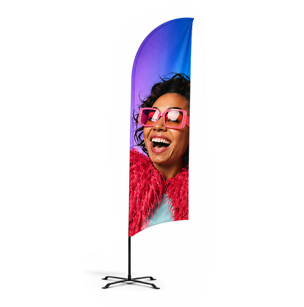 Beachflagga Hajfena