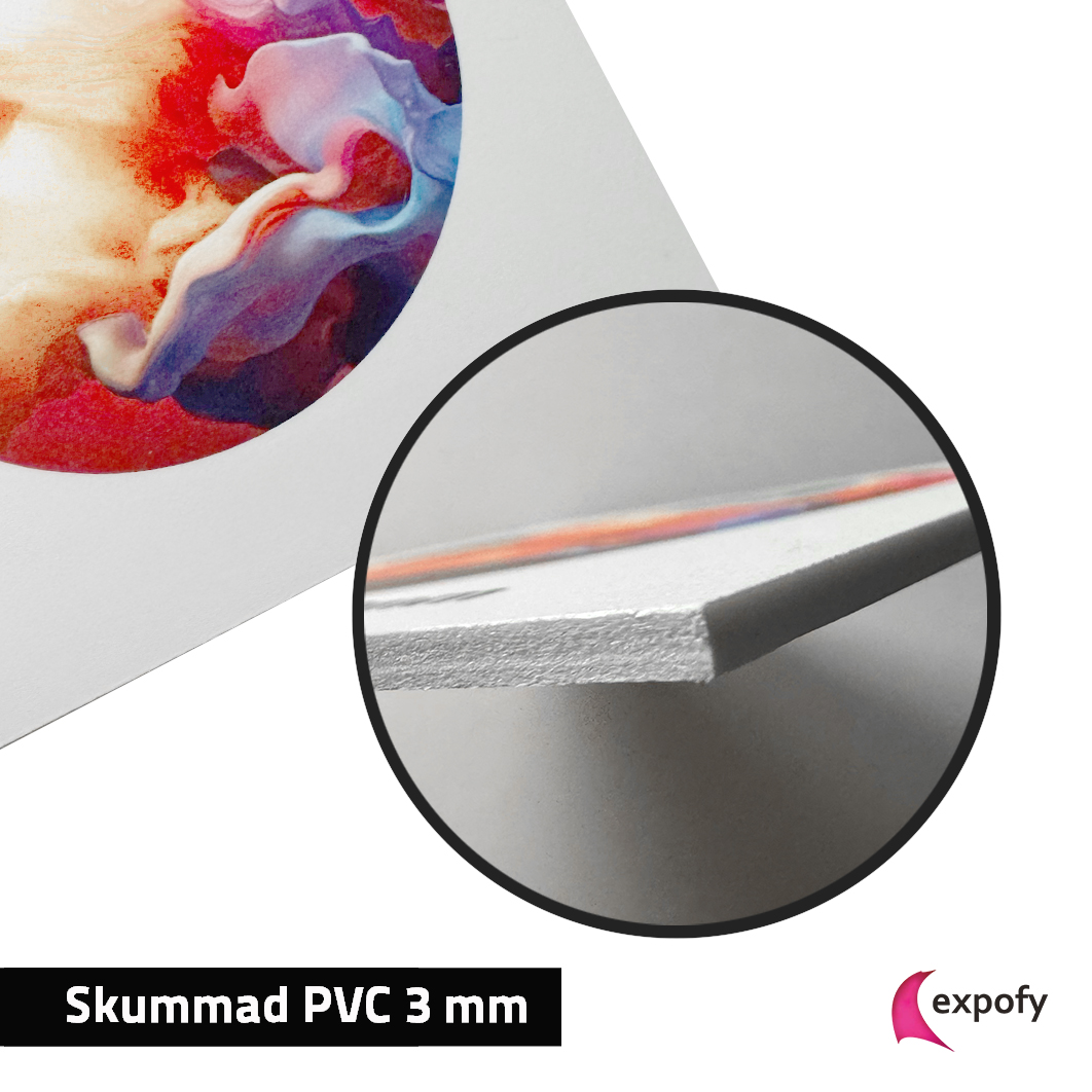 Skummad PVC (Forex), 3 mm