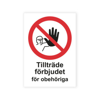 Förbudsskyltar