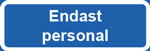 Endast personal