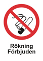 Rökning Förbjudet