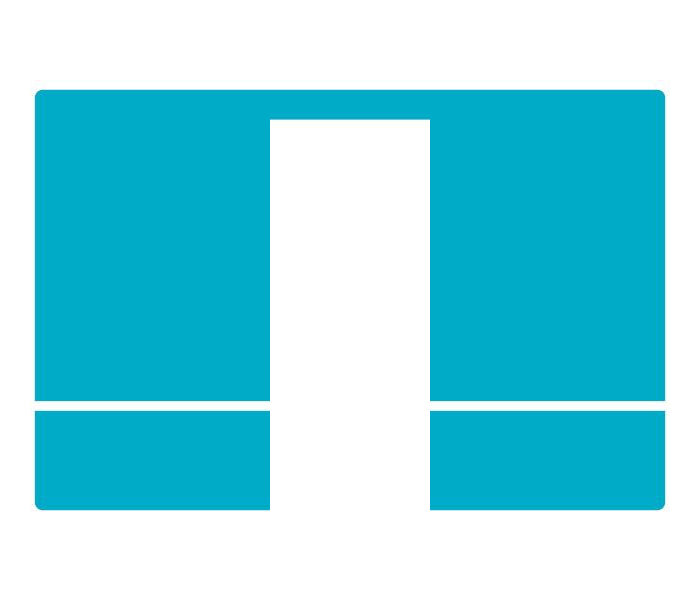 Vägg med dörr - 3 m