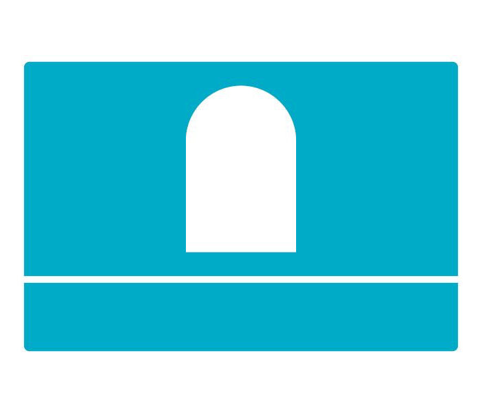 Vägg med ett bågfönster - 5 m