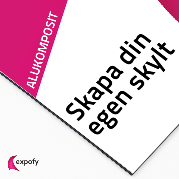Skylt iAlukomposit